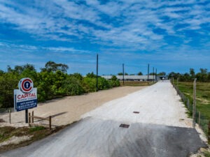 Entrance View of the Katy Hockley RV & Boat Storage Facility