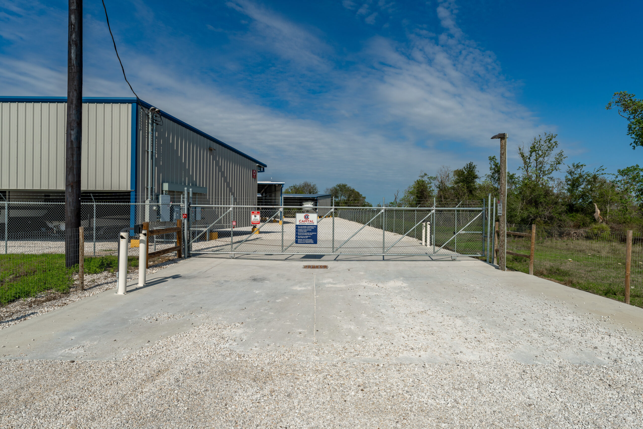 Secured Gated RV Storage in Katy Hockley
