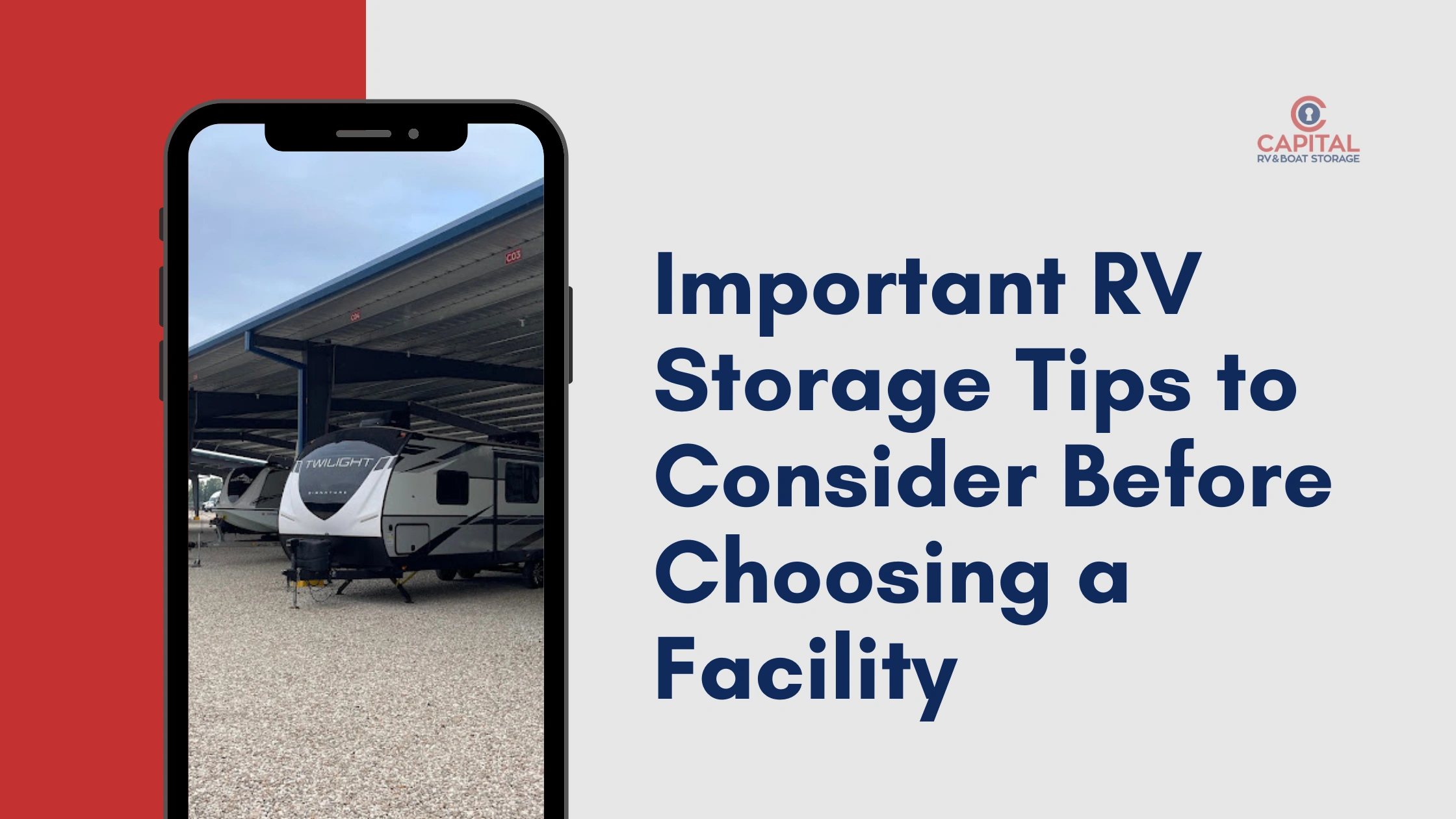 Important RV Storage Tips to Consider Before Choosing a Facility