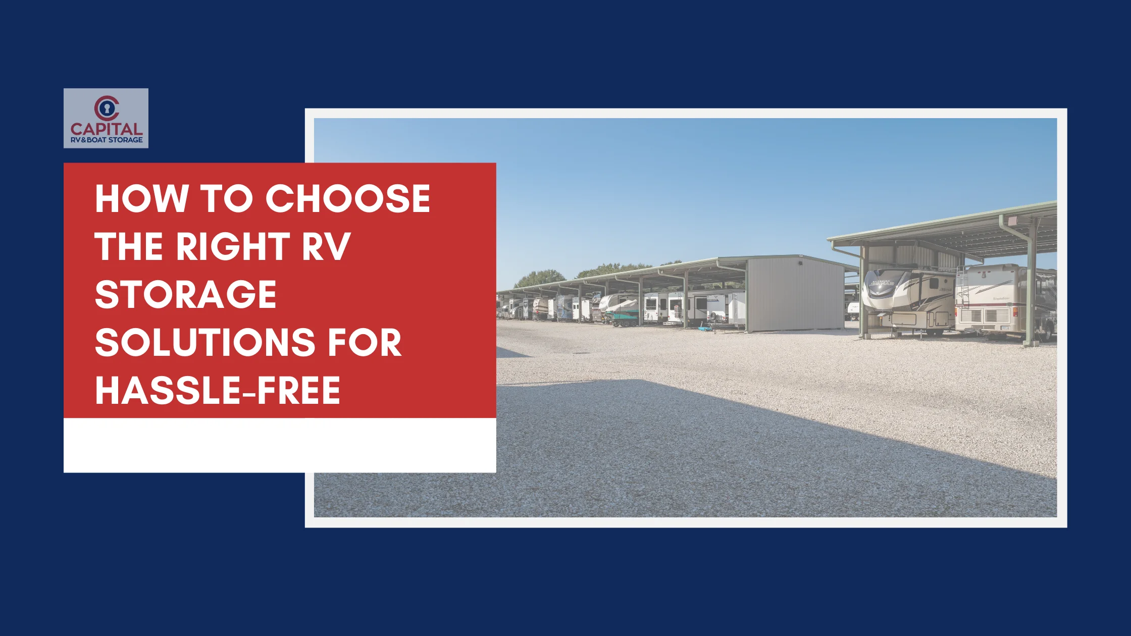 RV and Boat Storage Solutions in Katy