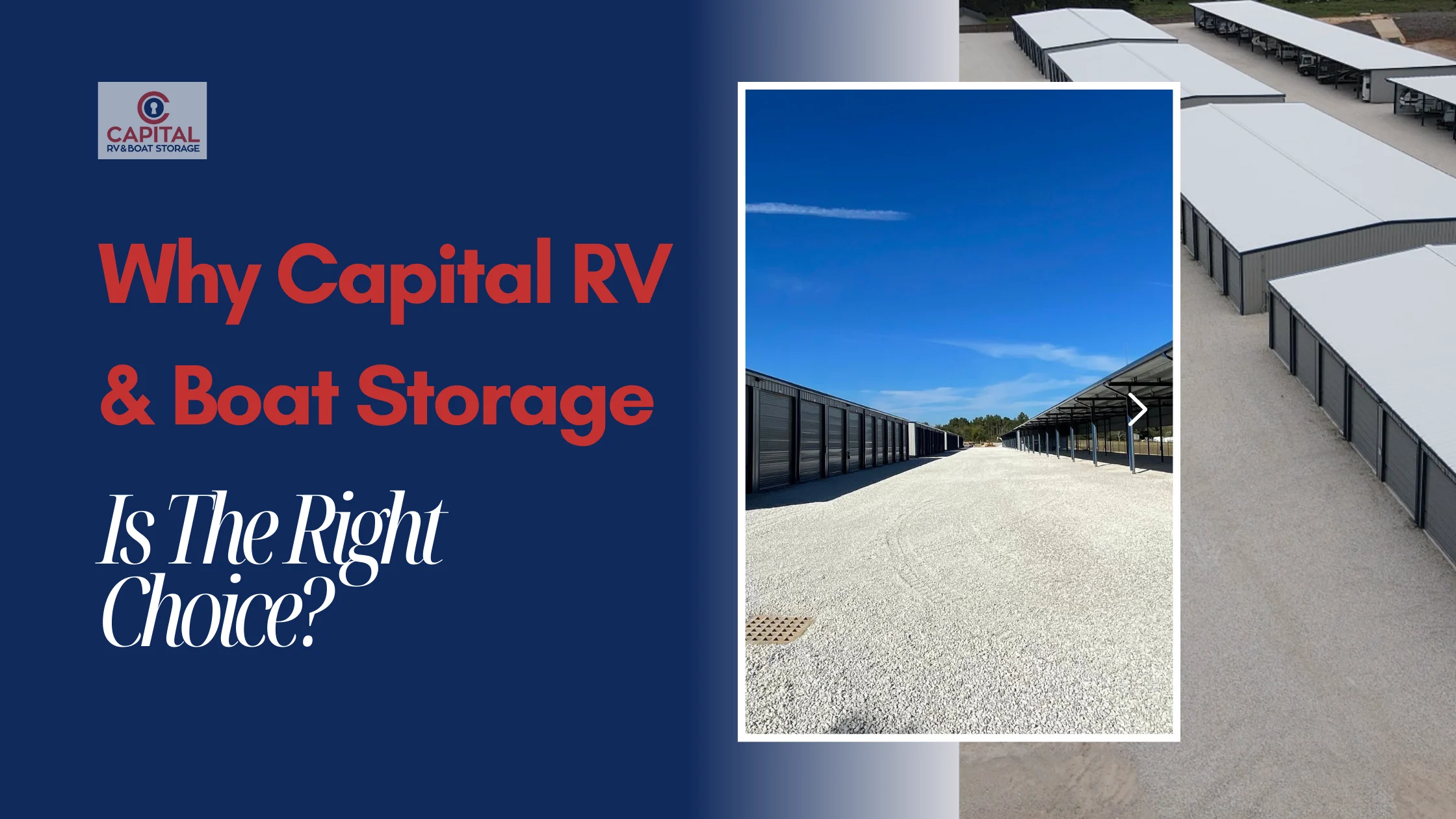 covered RV storage