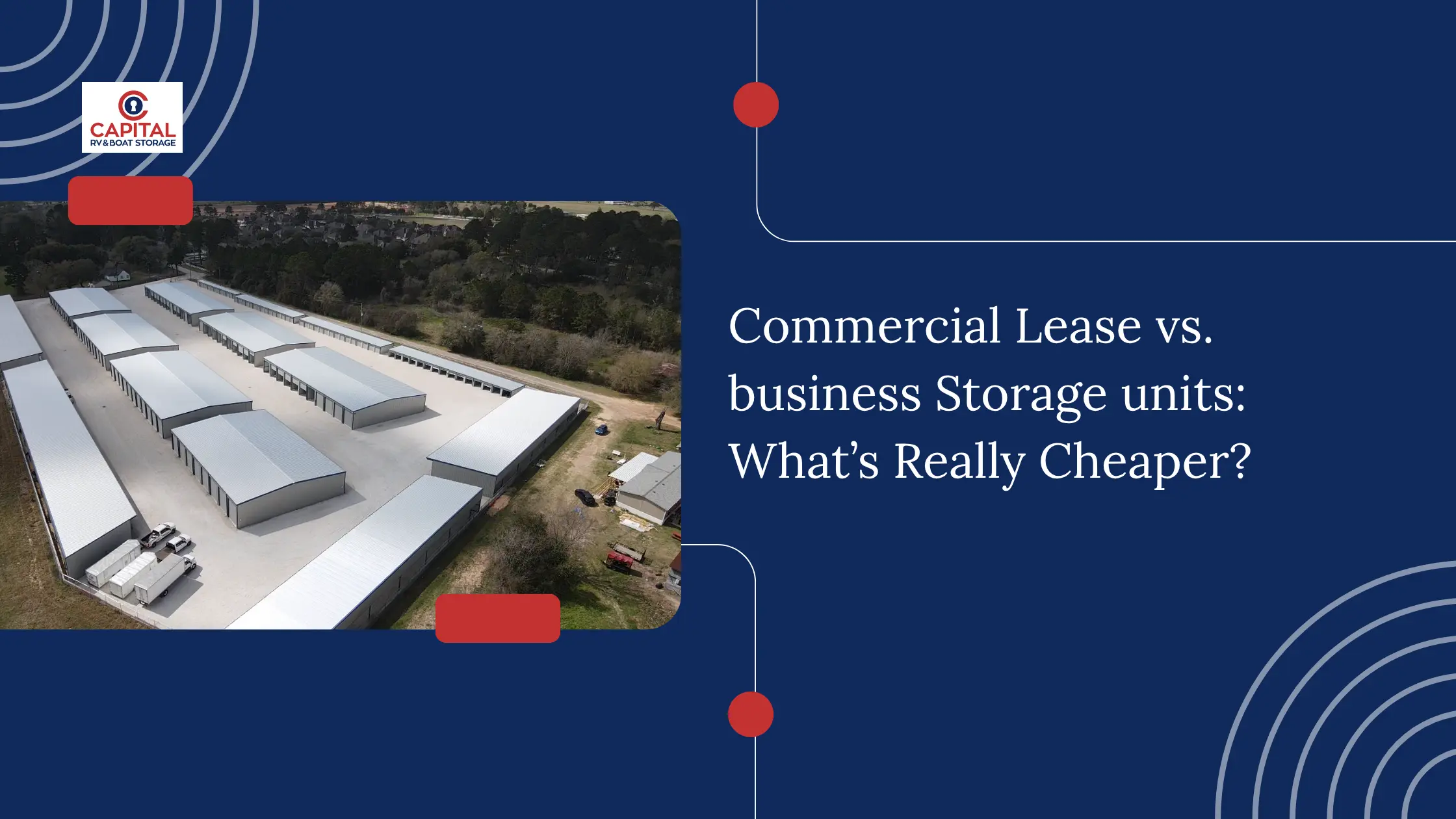 Commercial Lease vs. business Storage units