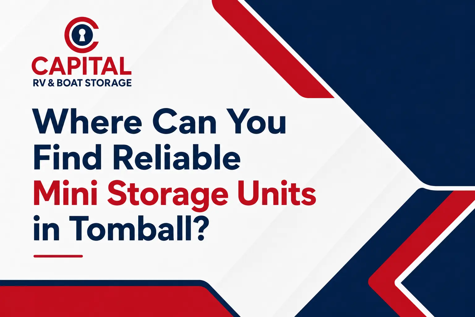 Mini Storage Units in Tomball